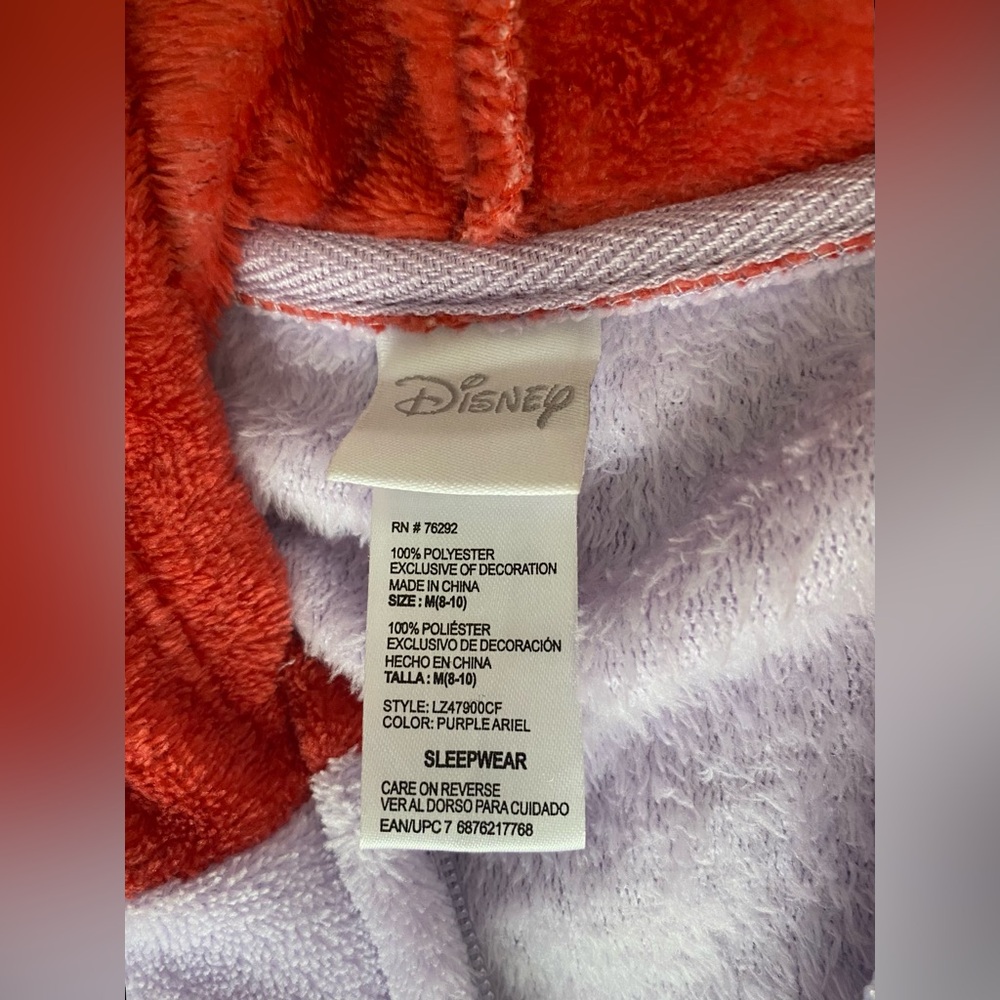 Disney Little Mermaid onesie pajama - Picture 7 of 8
